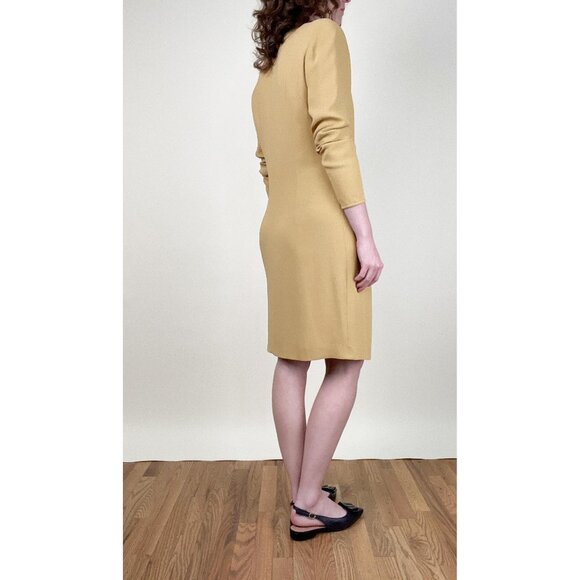 Vintage Giorgio Armani 80s 90s Blazer Dress Mini Midi Office Suit Old Money Luxe - Picture 3 of 9